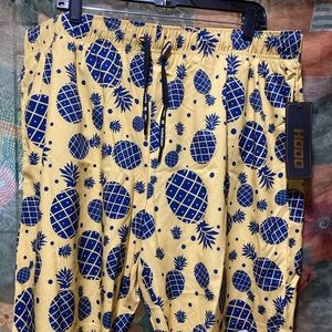 HODO SPORTS SWIM TRUNKS, PINEAPPLES, BEACH, POOL, MEN, BOYS